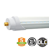 8ft 40W LED Linear Tube, Fa8 Socket, (ETL/DLC), 5 Year Warranty - 10 PACK - Green Solar LED