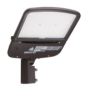 150W LED Street Light – Stadium & Parking Lot Fixture, Slip Fitter, DLC Certified
