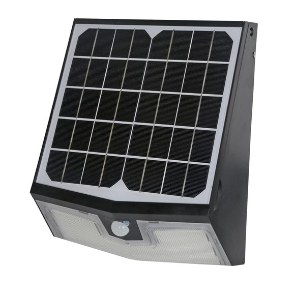 Solar Powered LED Wall Pack Motion Light, 1500 Lumen, 6000K Color, 2 Year Warranty - Green Solar LED