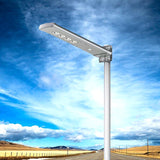 Solar LED Pathway And Street Light - 3000lm with Remote Control, Color 6000K - Green Solar LED
