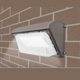 55W LED Wall Pack Light Semi Cut Forward Throw UL-DLC - Green Solar LED