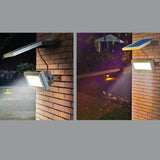 Solar LED Garden Flood Light PIR Motion Sensor Security Light, 6000K, 1000 Lumens - Green Solar LED