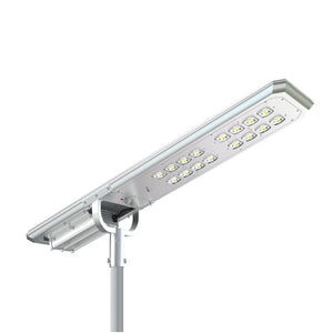 100W Solar LED Street Light 10,000 Lumens, 3 Programmable Lighting Modes - Green Solar LED